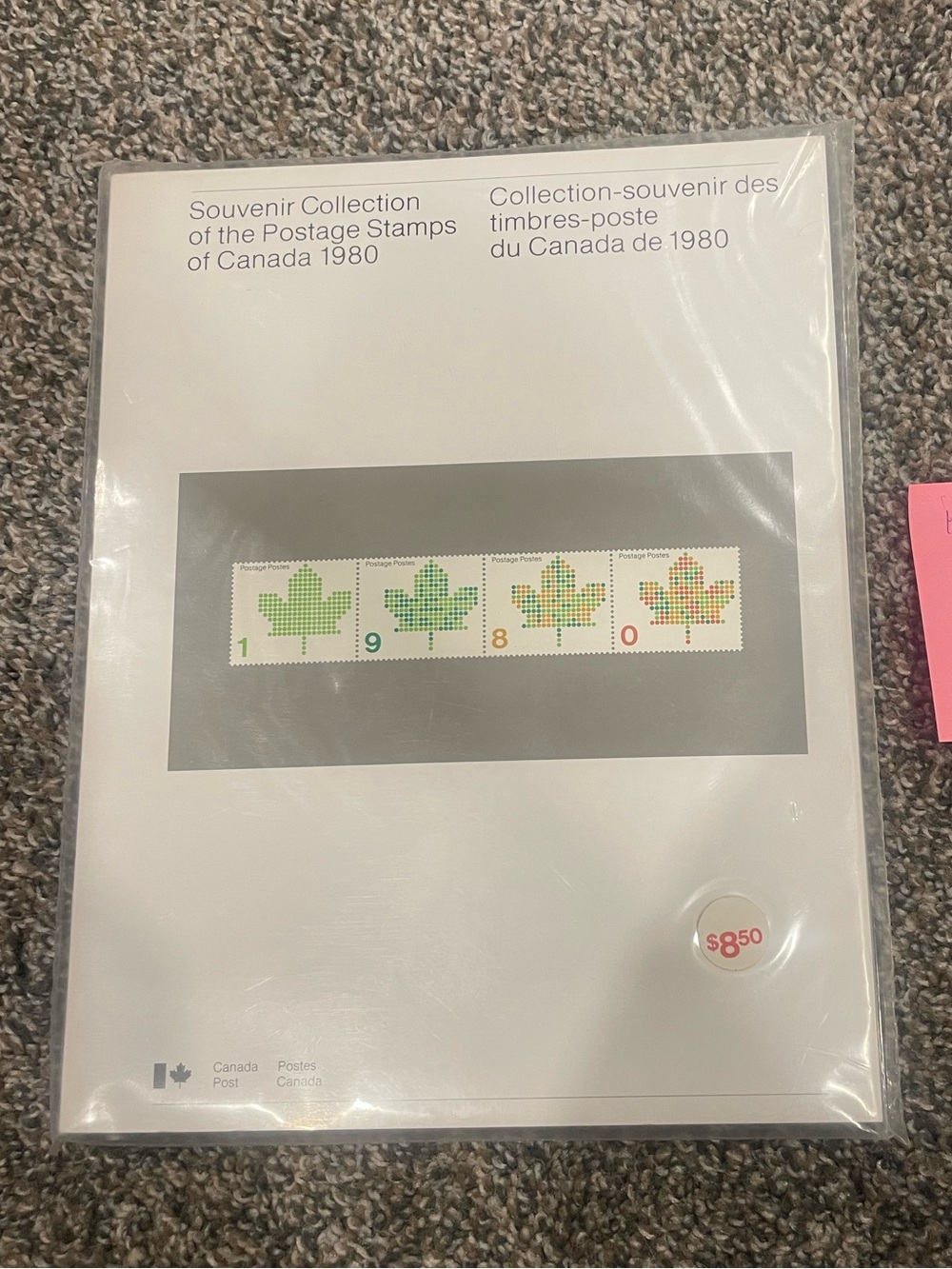 Souvenir Collection of the Postage Stamps of Canada 1980 - NEW